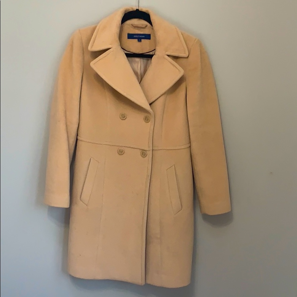 Cole Haan double face wool two button jacket
